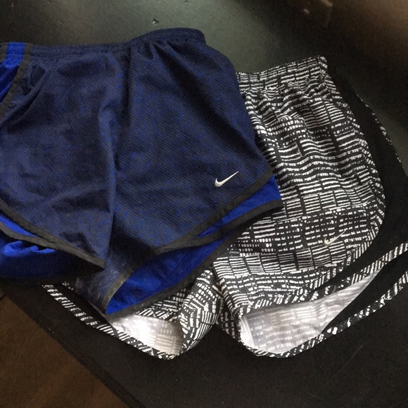 Nike Pants - Lot of 2 Nike Blue & Black Nike Tempo Shorts